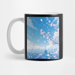 Japanese Cherry blossom - Spring Anime Drawing Mug